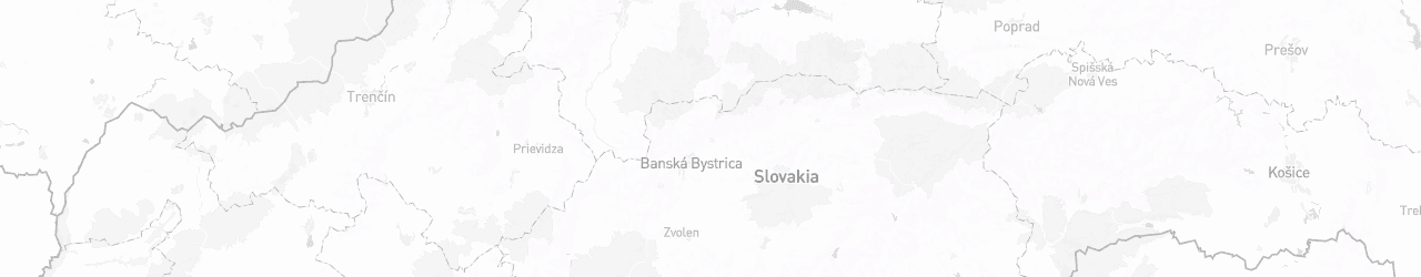 Mapa de Eslováquia